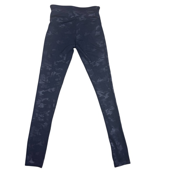 SPANX Camo Black Compression Shimmer Leggings Tights Pants Small - Picture 9 of 9